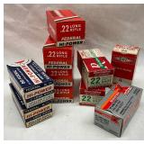 .22 Caliber Ammunition Including Federal, CCI, Remington, and Winchester