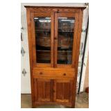 OAK FLATWALL PIESAFE