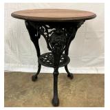 UNUSUAL TABLE W/ JENNY LEAN IRON BASE