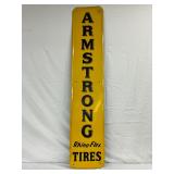 EMB. VERTICAL ARMSTRONG TIRES SIGN