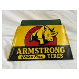 UNUSUAL ARMSTRONG TIRES STAND 