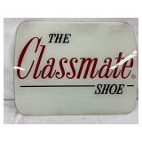 GLASS CLASSMATE SHOE SIGN CONVEX