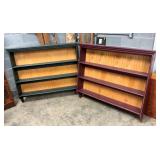 PAIR HANDMADE WALL SHELVES