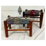 PAIR NECKTIE STOOLS