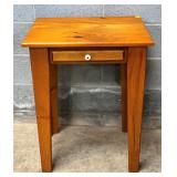 HANDMADE PINE TABLE W/ DRAWER