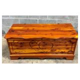 NICE HANDMADE CEDAR BLANKET BOX