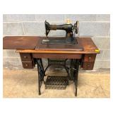 INSIDE VIEW VINTAGE SEWING MACHINE