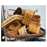 LARGE SELECTION HANDWOVEN BASKETS