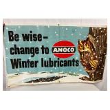 NOS AMOCO WINDOW BANNER 60X36