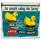 38X36 NOS AMOCO WINDOW BANNER