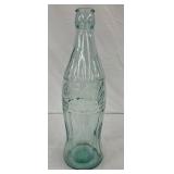 20" EMB. GLASS COCA COLA BOTTLE 1923