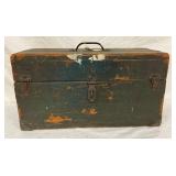 PRIM. TOOL BOX OLD GREEN PAINT