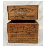 WOODEN MATCH AND EXPLOSIVE BOX