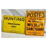 EMB. WILDLIFE SIGN,HUNTING