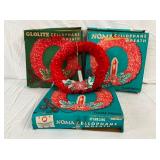 EARLY VINTAGE CELLOPHANE WREATHS