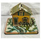 1949-51 OHIO ART TIN LITHO HOUSE 5X3
