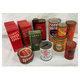 COLLECTION VARIOUS CANS