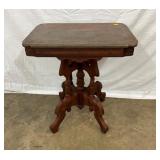 EASTLAKE CHOC. MARBLE TOP TABLE