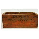 WOODEN PETERS CARTRIDGE BOX