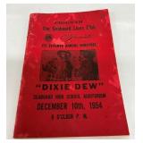 1954 "DIXIE DEW" PROGRAM