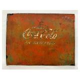 EMB. COCA COLA TIN PANEL