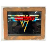 FRAMED GLASS Van Halen SIGN 