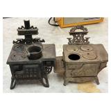 SALESMAN SAMPLE CAST COOK STOVES