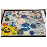 COLLECTION POLITICAL BUTTONS