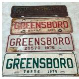 GREENSBORO CITY TAGS