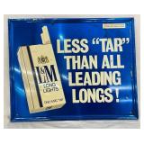 L&M CIGARETTE SGN - SELF FRAMED
