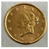 1849 One Dollar Gold Coin