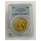 2007 $50 American Buffalo Gold