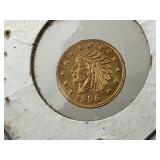 Native American head motif