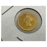 1873 One Dollar Gold Coin