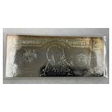 Reproduction Silver-Plated $5 and $10