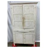 EARLY SALEM NC 12TIN CHERRY PIESAFE