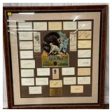 AUTOGRAPHED MAJOR LEAGUE DISPLAY