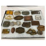 COLLECTION VARIOUS BELT BUCKELS