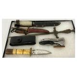 VARIOUS EARLY KNIVES