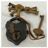 EARLY PAD LOCK W/ KEYS