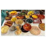 VARIOUS PIECES OF POTTERY