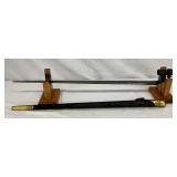 25in Bayonet with Metal Scabbard and Brass Tip