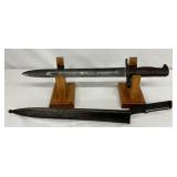 17-Inch U.S. Bayonet with Scabbard
