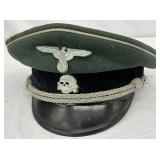 WWII German Officer’s Cap with Insignia