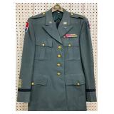 U.S. Military Uniform Jacket with Matching Pants and Insignia