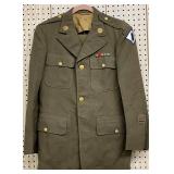 U.S. Military Dress Coat and Matching Pants with Insignia and Ribbons