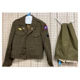 U.S. Military Uniform Jacket and Pants with Patches