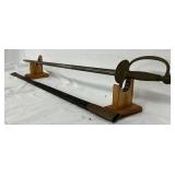 Early Civil War Sword with Scabbard, 38 Inches Long