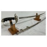 McCall School Officer Sword with Scabbard, 36-Inch