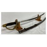 Lamb 1863 Civil War Sword with Scabbard, 42-Inch